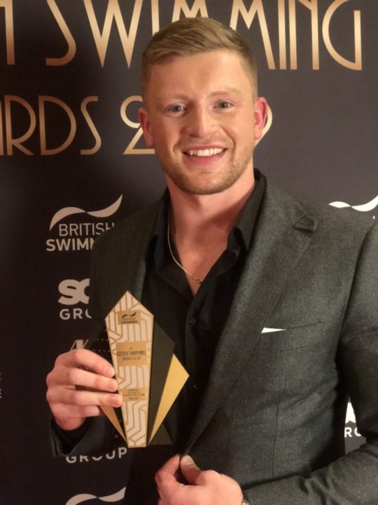 British Swimming Names Adam Peaty 2019 Swimmer of the Year