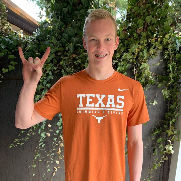 Texas Commit Luke Hobson Swims 19.9 50 Free/1:35 200 Free Double in St. George