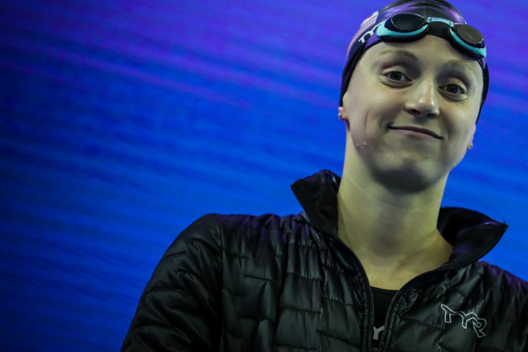 Ledecky Hits Fifth-Best 1500 Time Ever to Kick Off Pro Swim Series – Des Moines