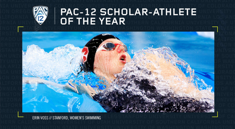 Erin Voss Named Pac-12 Women’s Swimming & Diving Scholar-Athlete of the Year