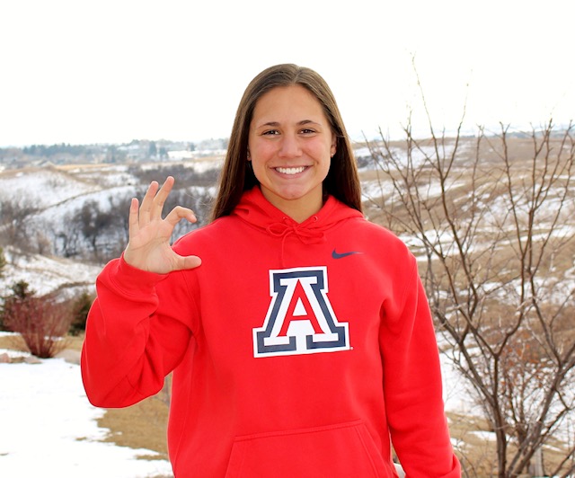 Lexi Duchsherer, Who Swam Jr. Nationals with a Broken Leg, Commits to Arizona