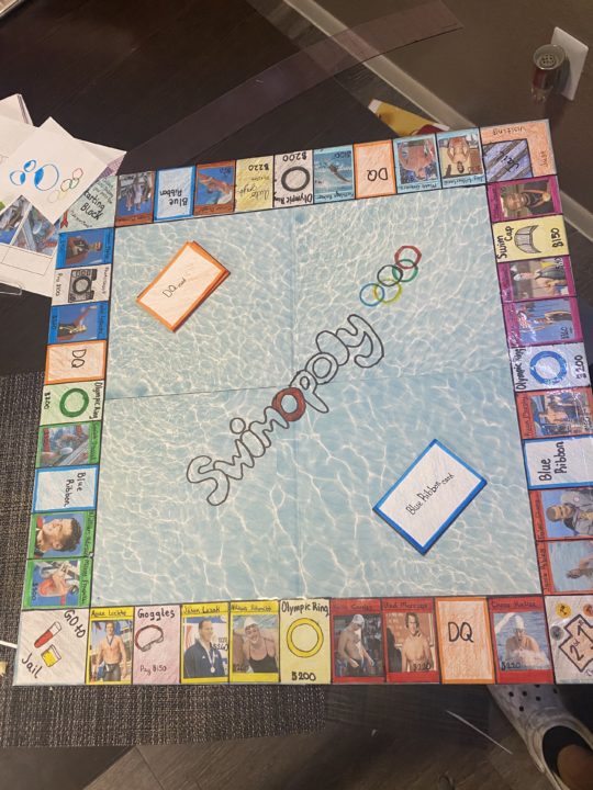 Presenting The Swimmer Version Of Monopoly: SwimOpoly