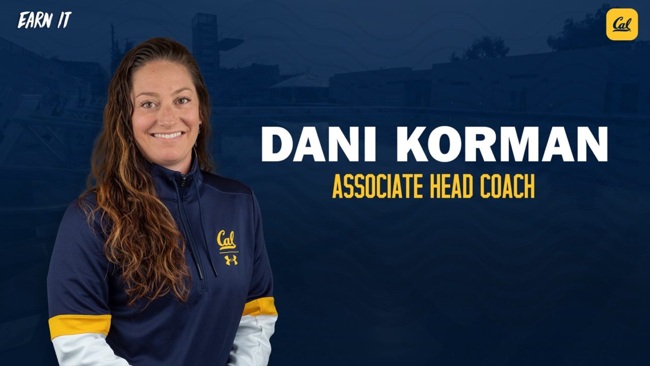 Dani Korman Promoted to Associate Head Coach Under Teri McKeever at Cal