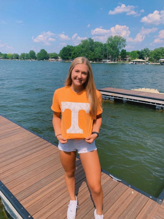 Indiana HS 100 Breast Champion Sammy Huff Verbals to Tennessee for 2021