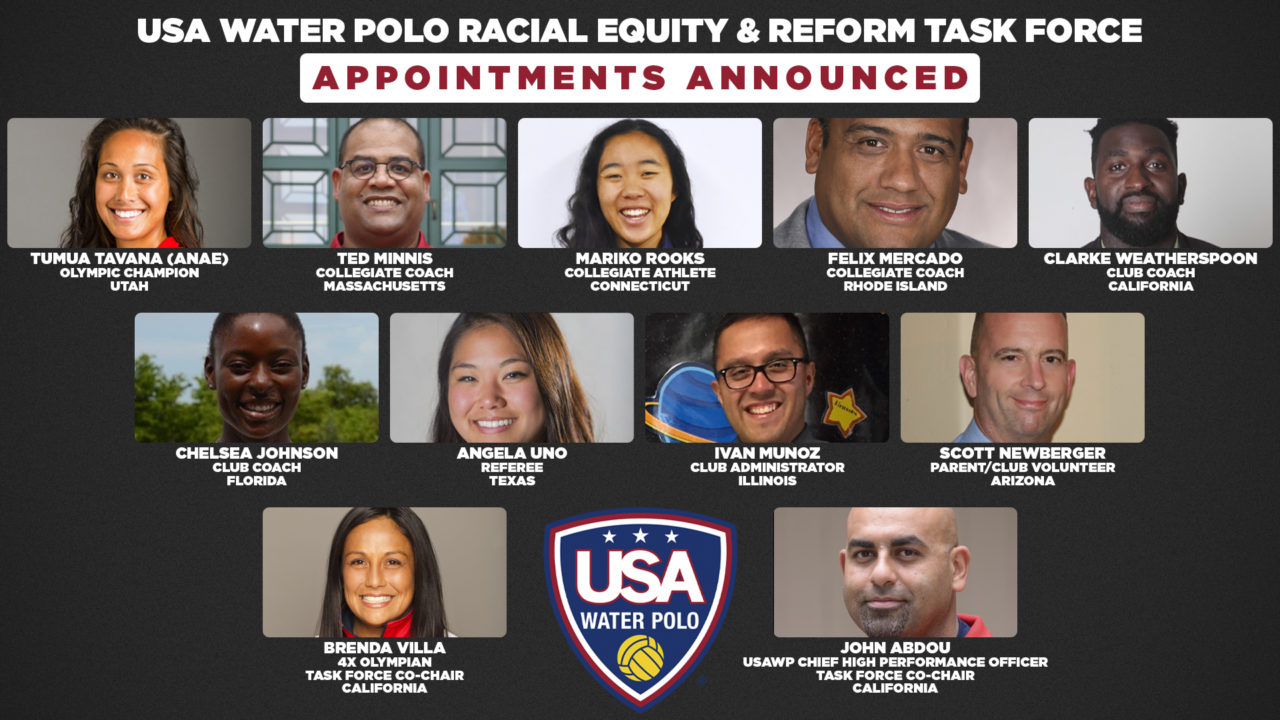 USA Water Polo Announces Appointments To Racial Equity & Reform Task Force