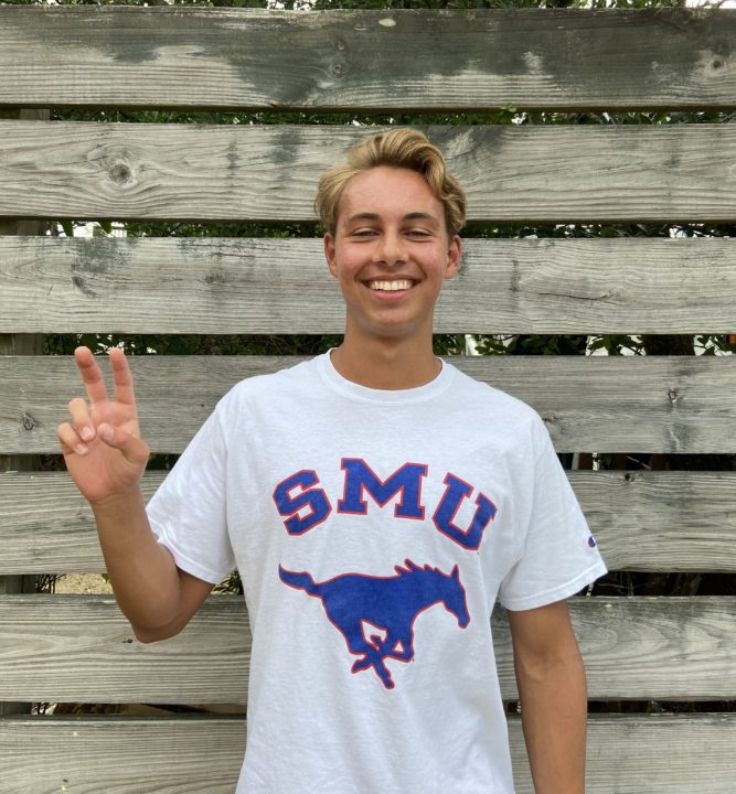 SMU’s Cotton Fields Clocks New PB of 3:43.16 in the 400 IM on Friday of SMU Invite
