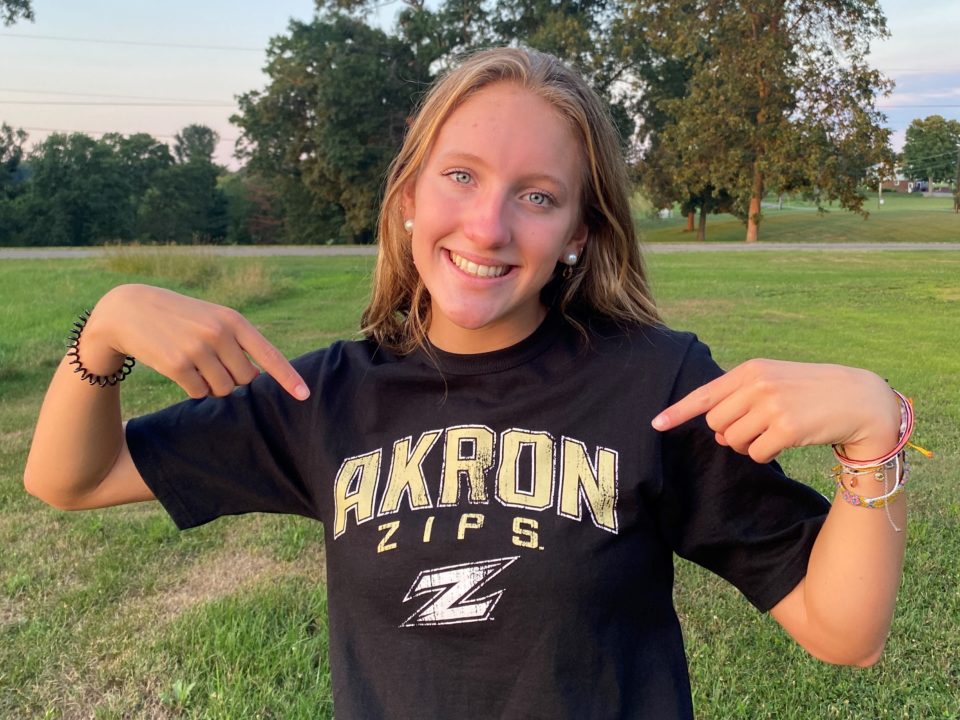 Akron Lands Verbal Commitment from IMer Kendall Craig for 2021