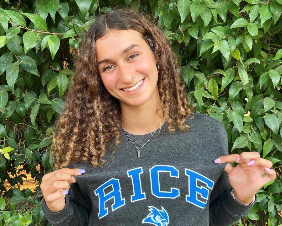 Arielle Hayon Commits to Rice; Will be 3rd Sibling to Swim in NCAA