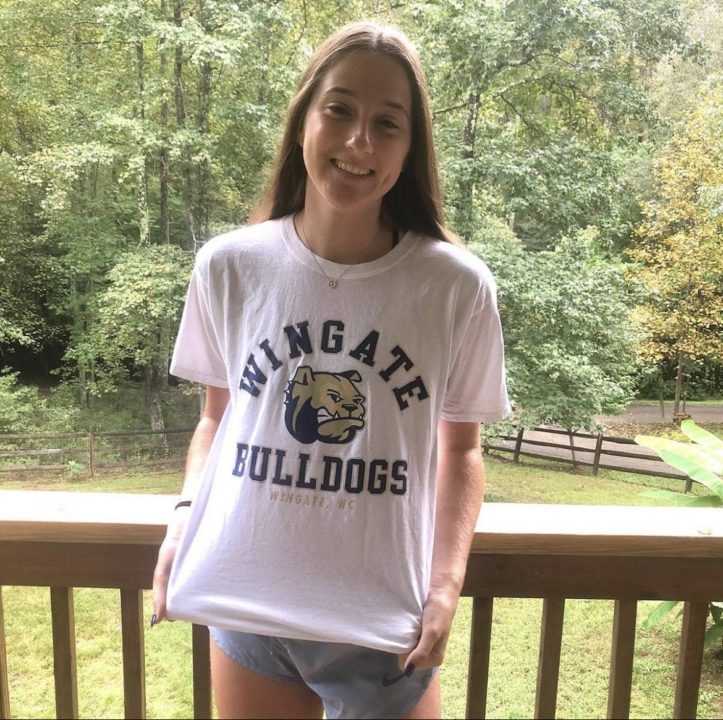 Breaststroker Annika Luce Commits to DII Wingate University for 2022