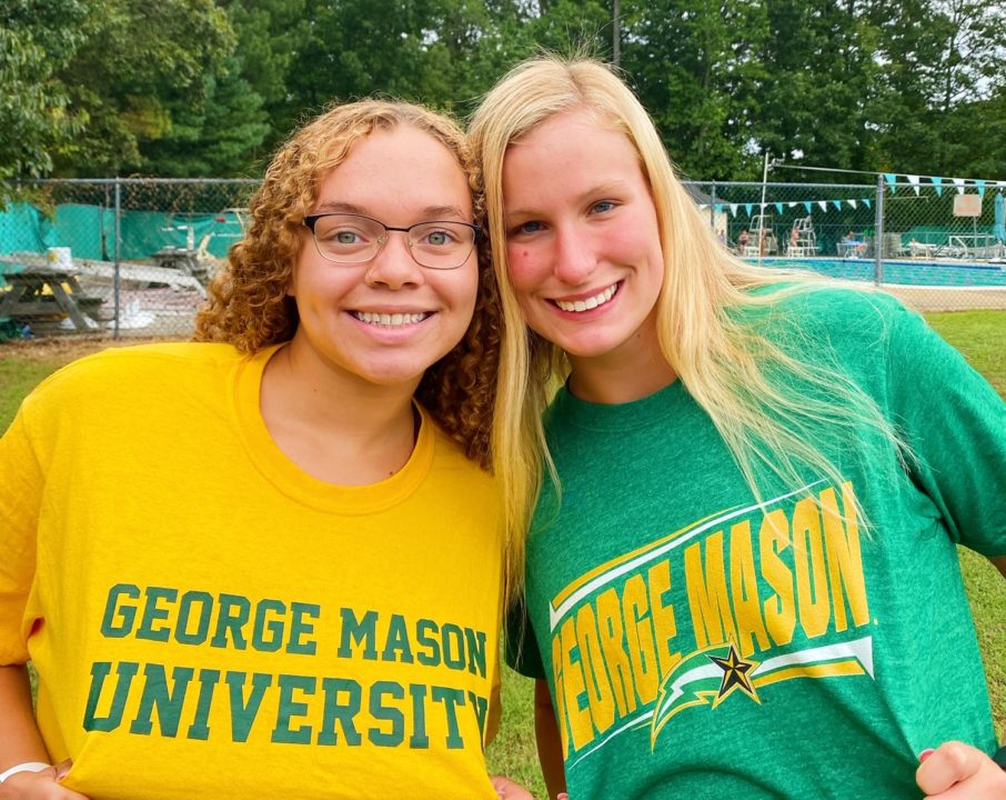 Quest Swimming Teammates Korina Davis and Kylie Thompson Commit to George Mason