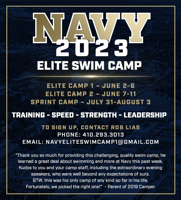 2023 Navy Elite Swim Camps Sign Up Today
