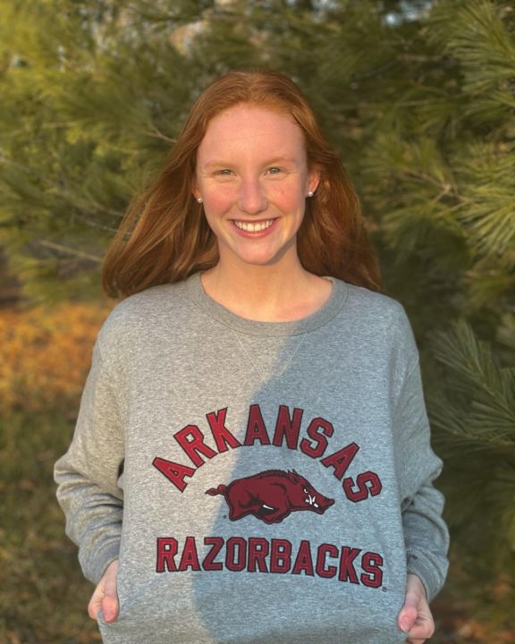After Going Bests in 12 Events Since October, Chloe Brede Verbals to Arkansas