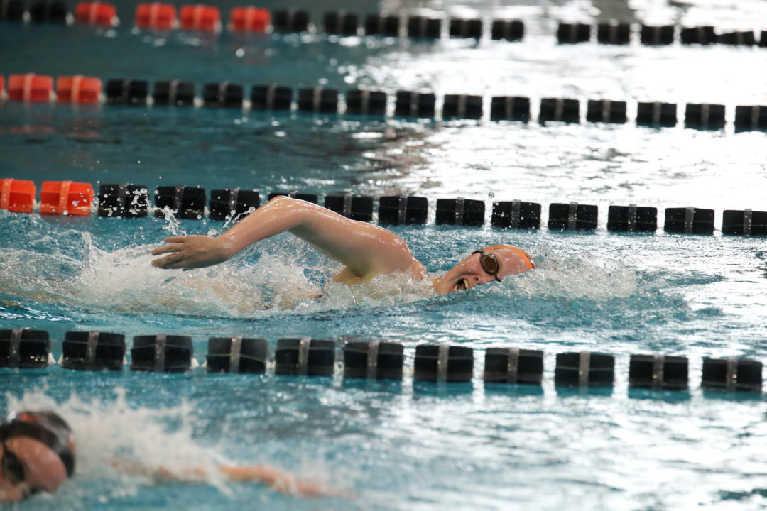 Douglass hits 2:08 200 Breast, Men Come Down to Final Relay, as UVA Sweeps UNC