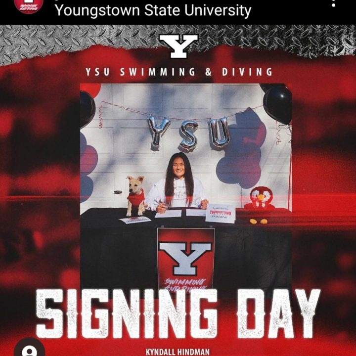 Lakewood Aquatics Freestyler Kyndall Hindman Commits to Youngstown State