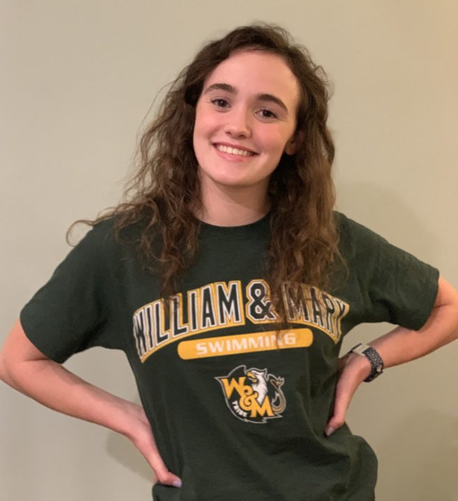 William & Mary Adds Another Breaststroker, Sydney-Cate Thornett, for 2021