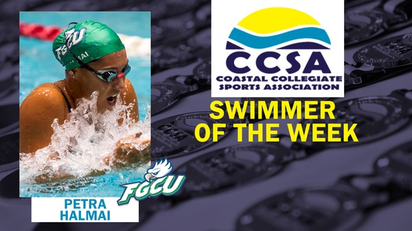 Halmai Named CCSA Women’s Swimmer of the Week; Bennet, Grubb Share Men’s Honors