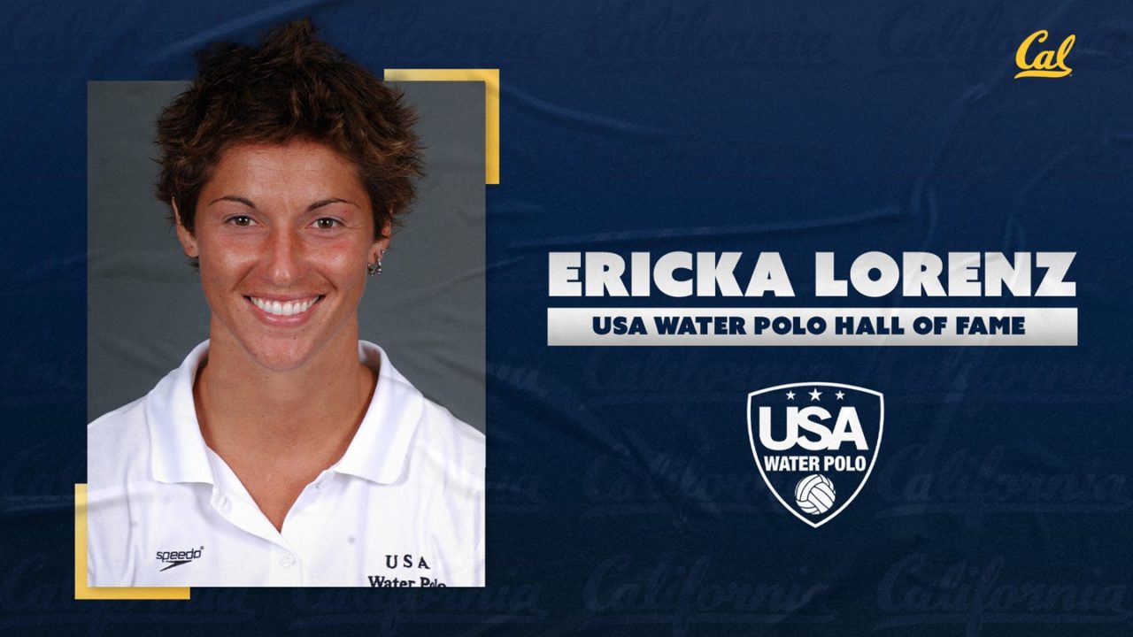 Cal’s Ericka Lorenz Selected For USA Water Polo Hall of Fame