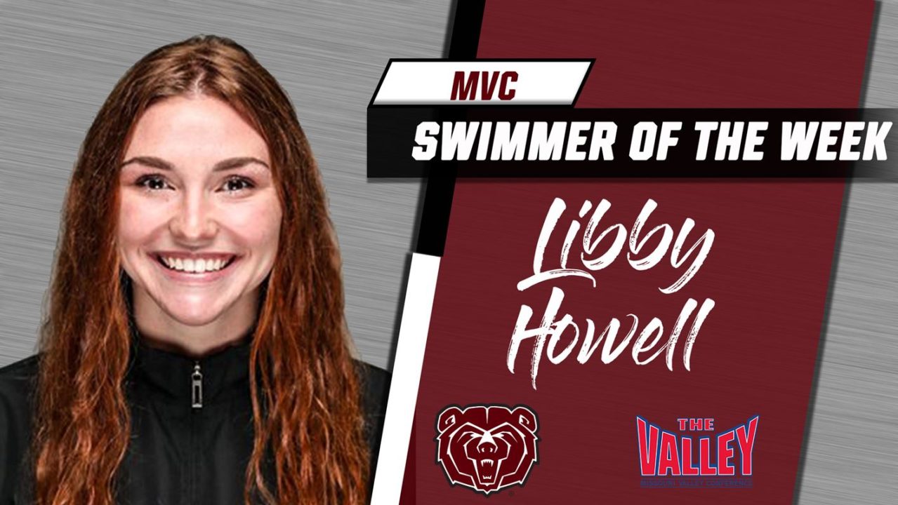 Missouri State’s Libby Howell Named MVC Swimmer of the Week