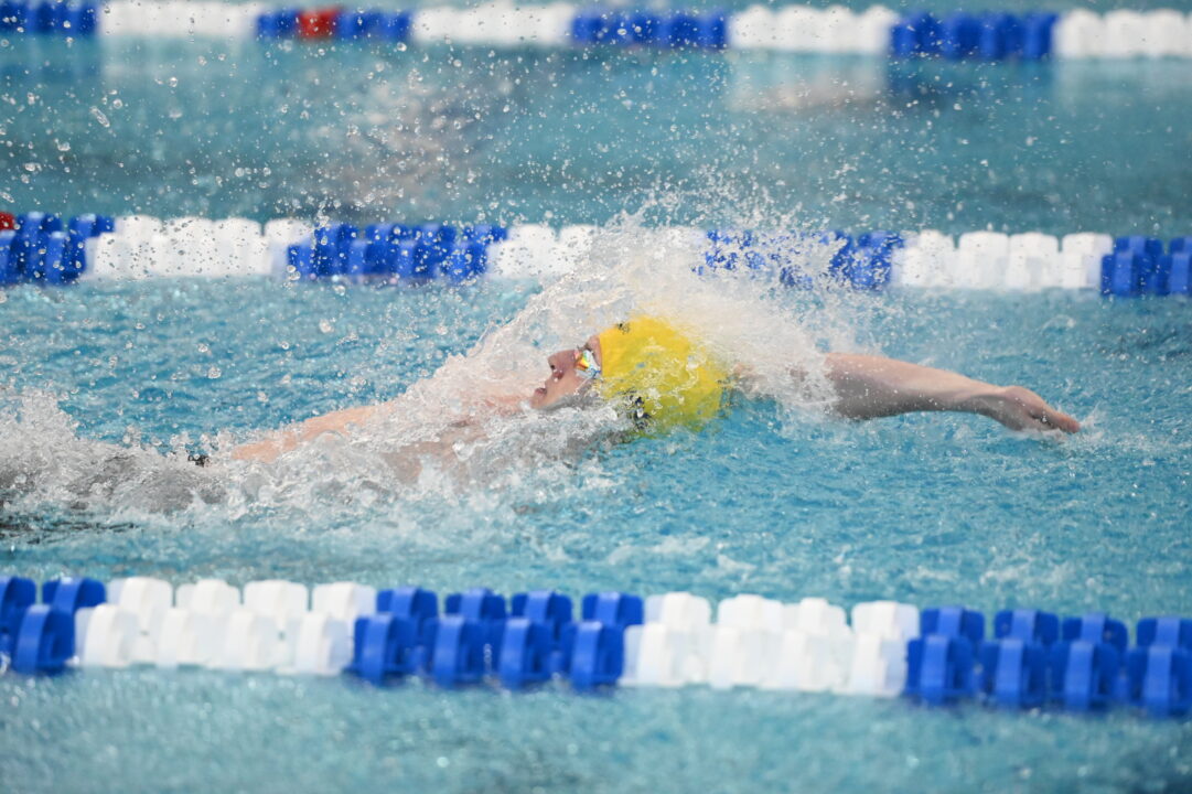 Wyatt Davis Swims First Sub-2:00 LCM 200 Back Since 2019 to Open Indy Sectional