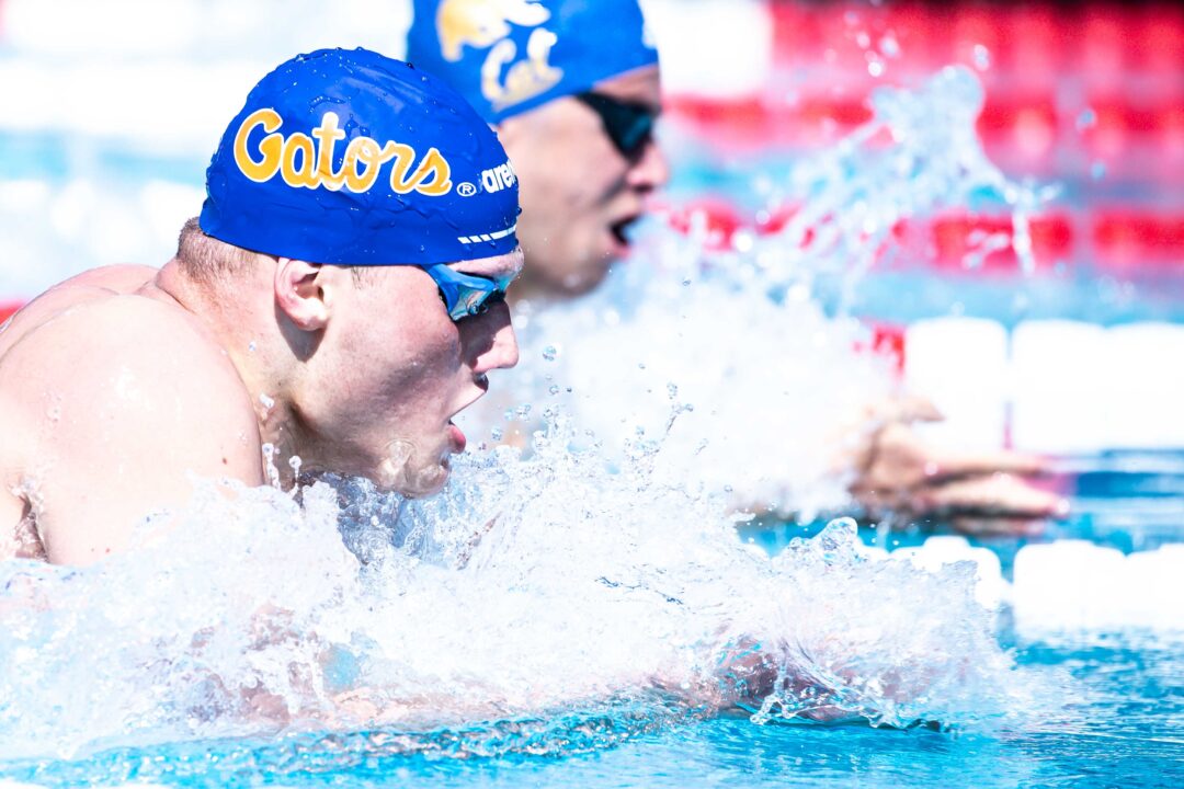 Defending SEC 100 Breast Champ Dillon Hillis Out of Meet After Racing Tuesday