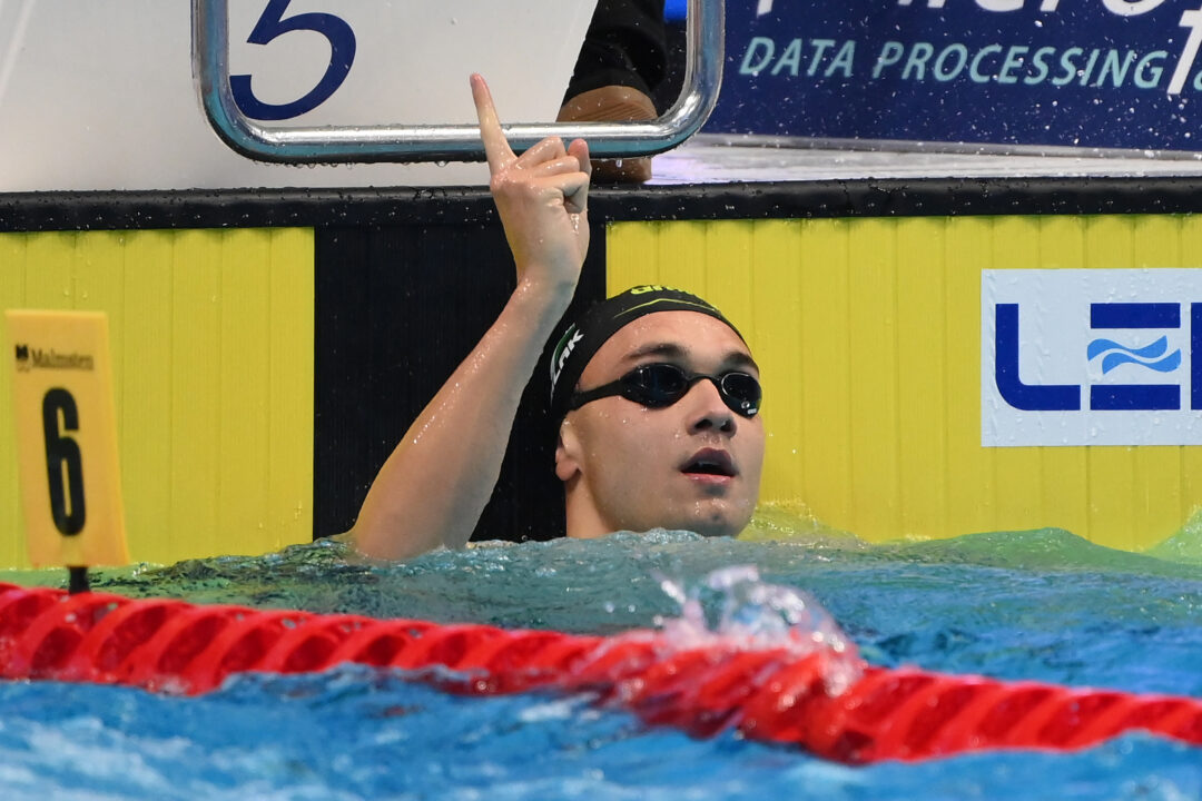 Kristof Milak Downs Championship Record in Semifinals of Men’s 100 Fly – 50.62