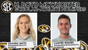 Grimes, Smith Nominated For SEC’s McWhorter Scholarship By Missouri