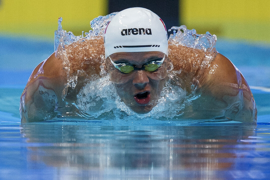 On A Roll, Noe Ponti Puts Up Another Swiss National Record In 100 Fly