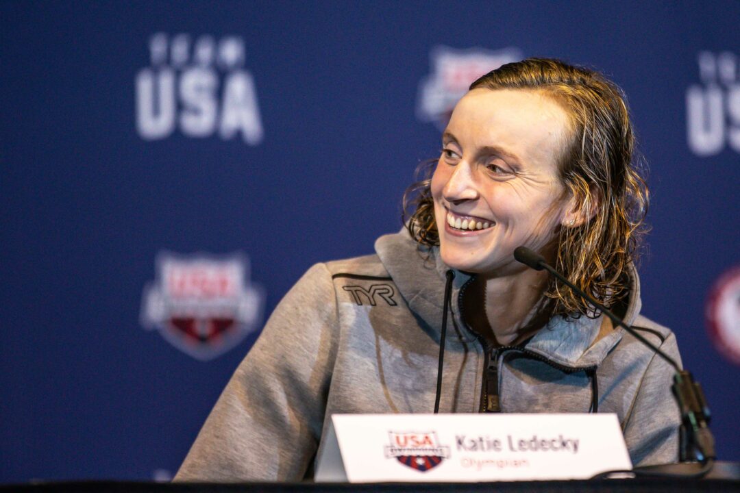 Trials Mixed Zone: Ledecky “I don’t know how many times I’ve been between 8:13 and 8:16”