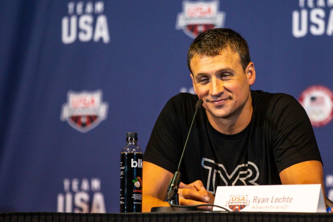American Ryan Lochte One of Several Olympians to Complete Flowers Sea Swim