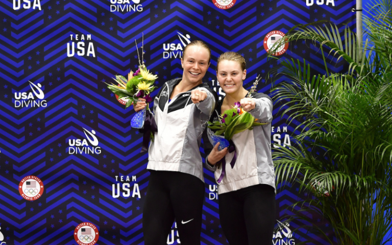 Palmer & Gibson Earn U.S. Olympic Spot in Women's 3-Meter Synchronized ...