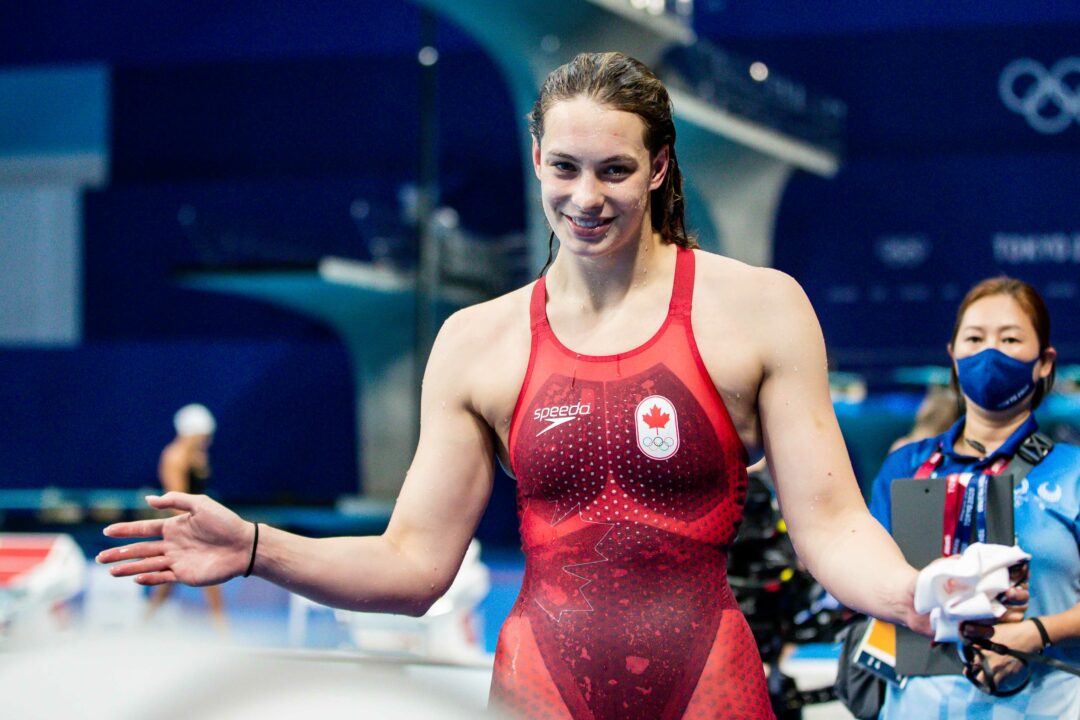 Penny Oleksiak Makes Move To Mission Viejo Pro Group For Lead-Up To Paris 2024