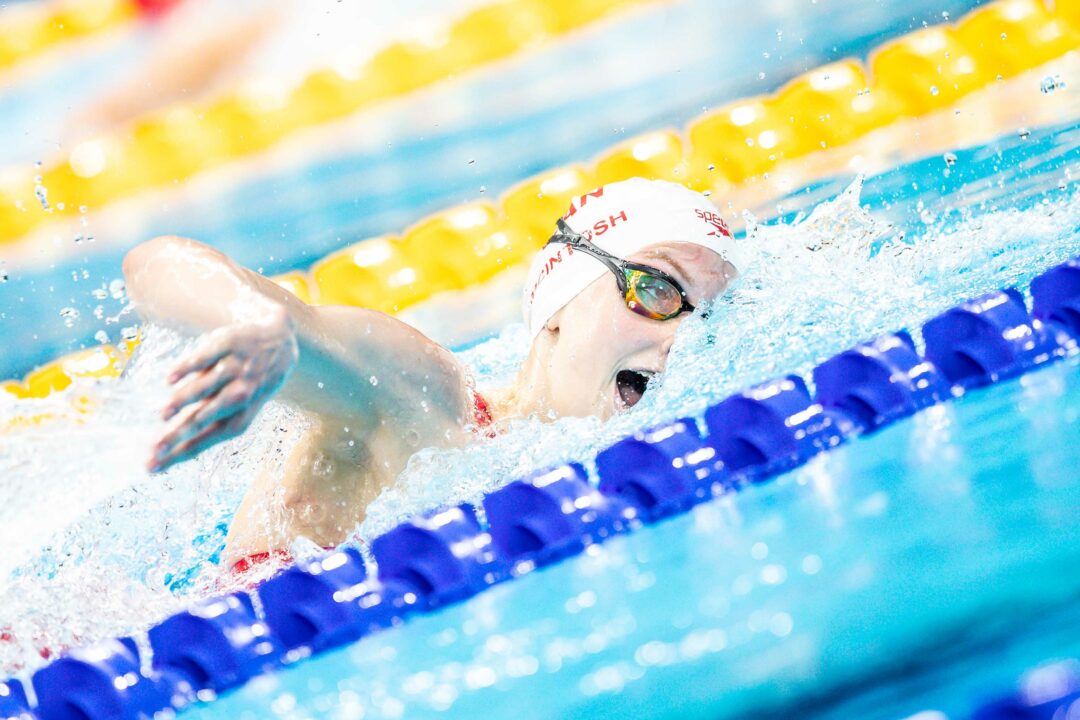15-Year Old Summer McIntosh Has Splashy Debut in International Swimming League