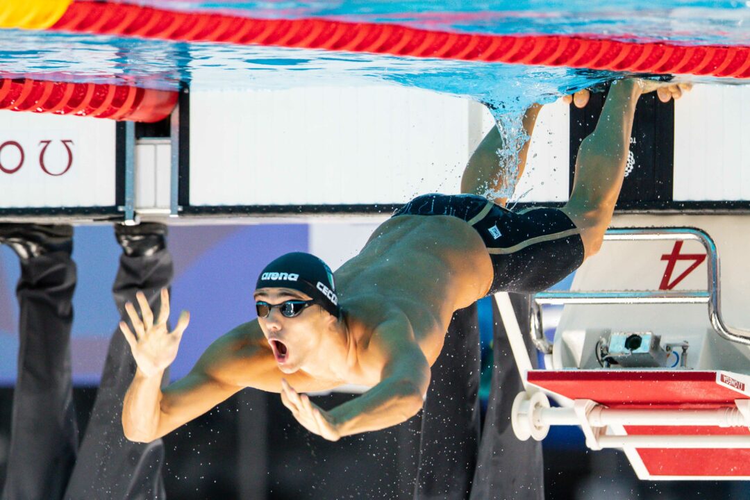 Thomas Ceccon Ad Un Passo Dal Podio Olimpico Record Italiano 100 Dorso