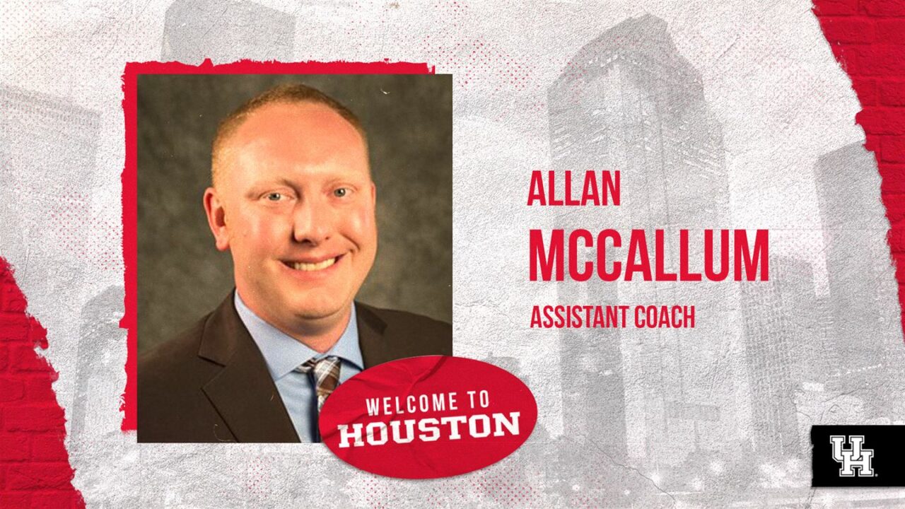 Allan McCallum Announced As New Assistant Coach At Houston