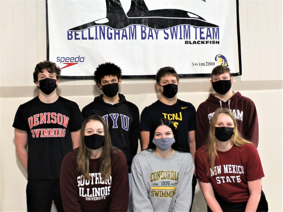 All 7 Class of 2021 Seniors from Bellingham Bay Swim Team to Swim in College