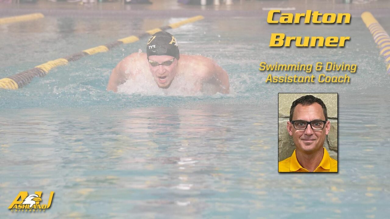 Olympian Carlton Bruner Joins Ashland University Swim & Dive Coaching Staff