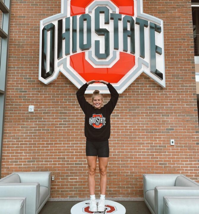 Ohio State Adds Breaststroker Olena Sadovska to Class of 2026