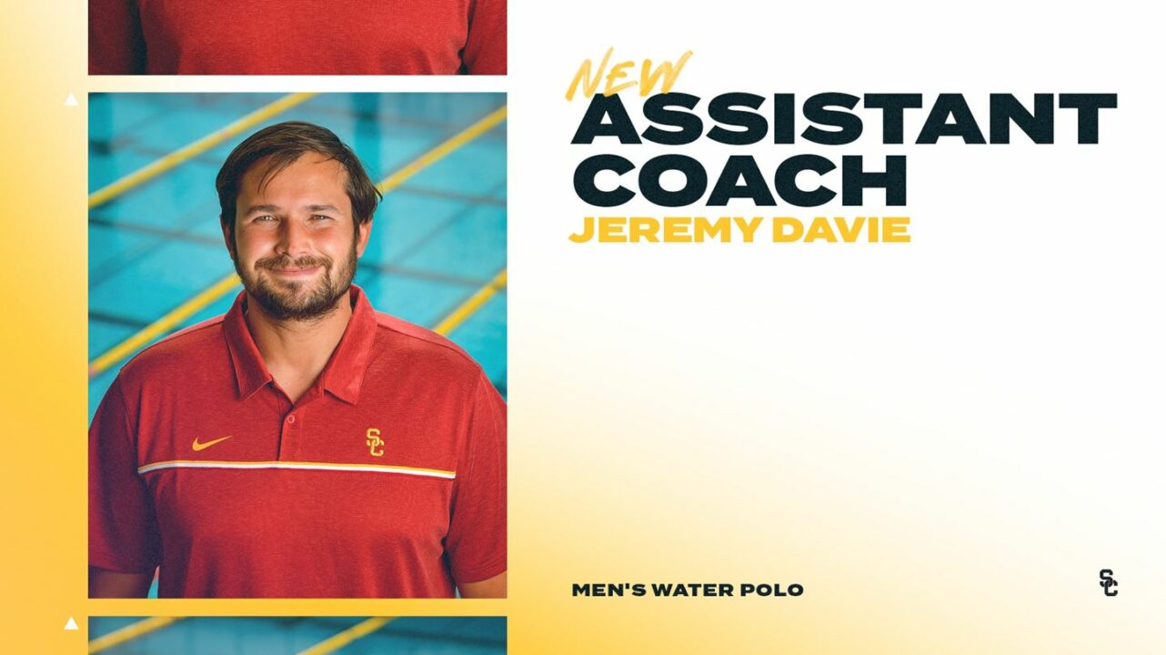 Four-Time NCAA Champ Jeremy Davie Named USC Water Polo Assistant Coach