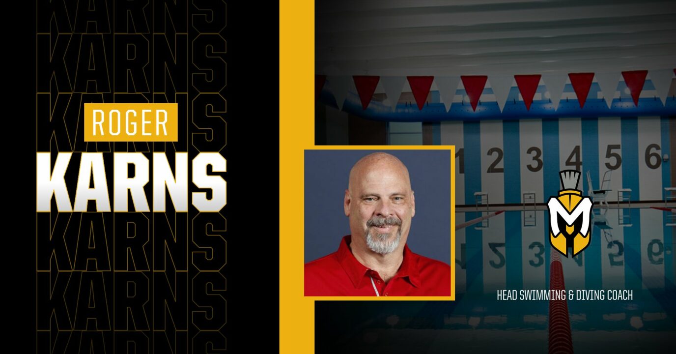 Roger Karns Tabbed As New Head Swimming & Diving Coach At Manchester University