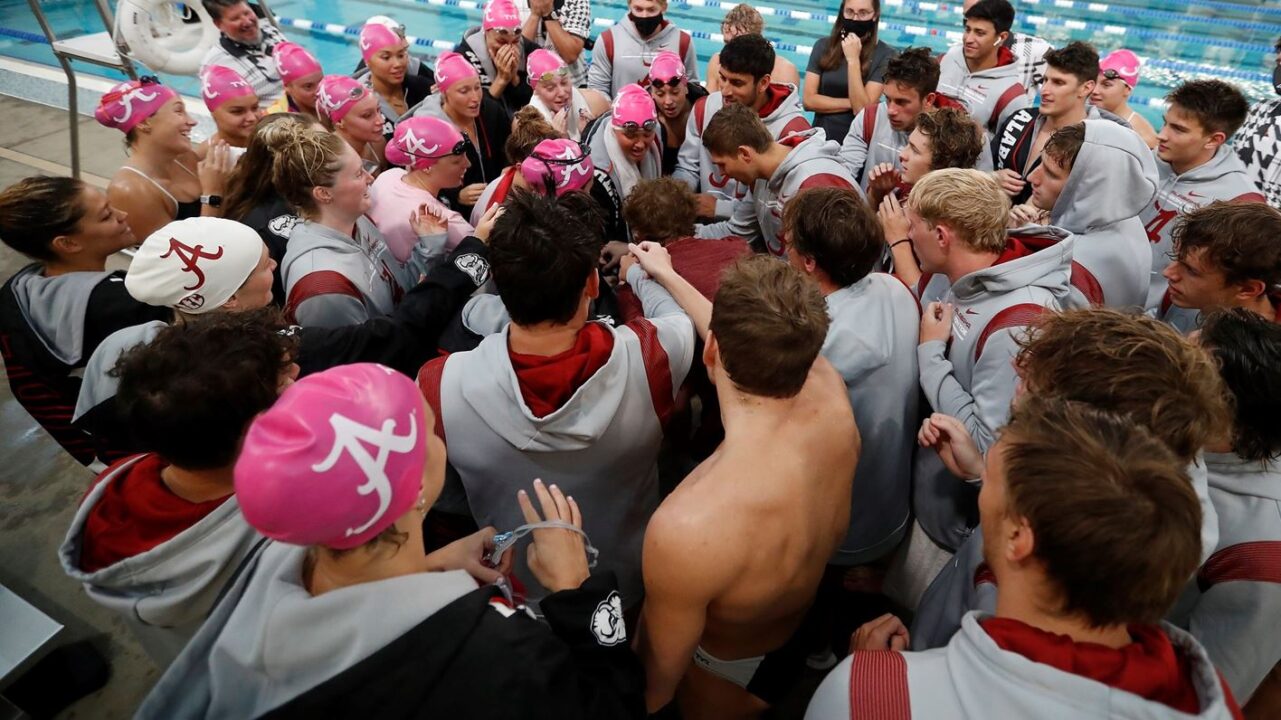 Alabama Sweeps LSU at Home, but Curry Nabs #2 200 Free Time This Season