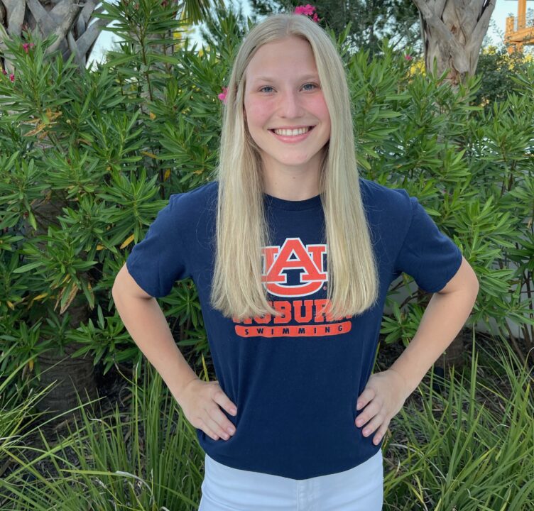 Sprinter Morgan Carteaux Commits to Auburn 2023 After Fast Long Course Season