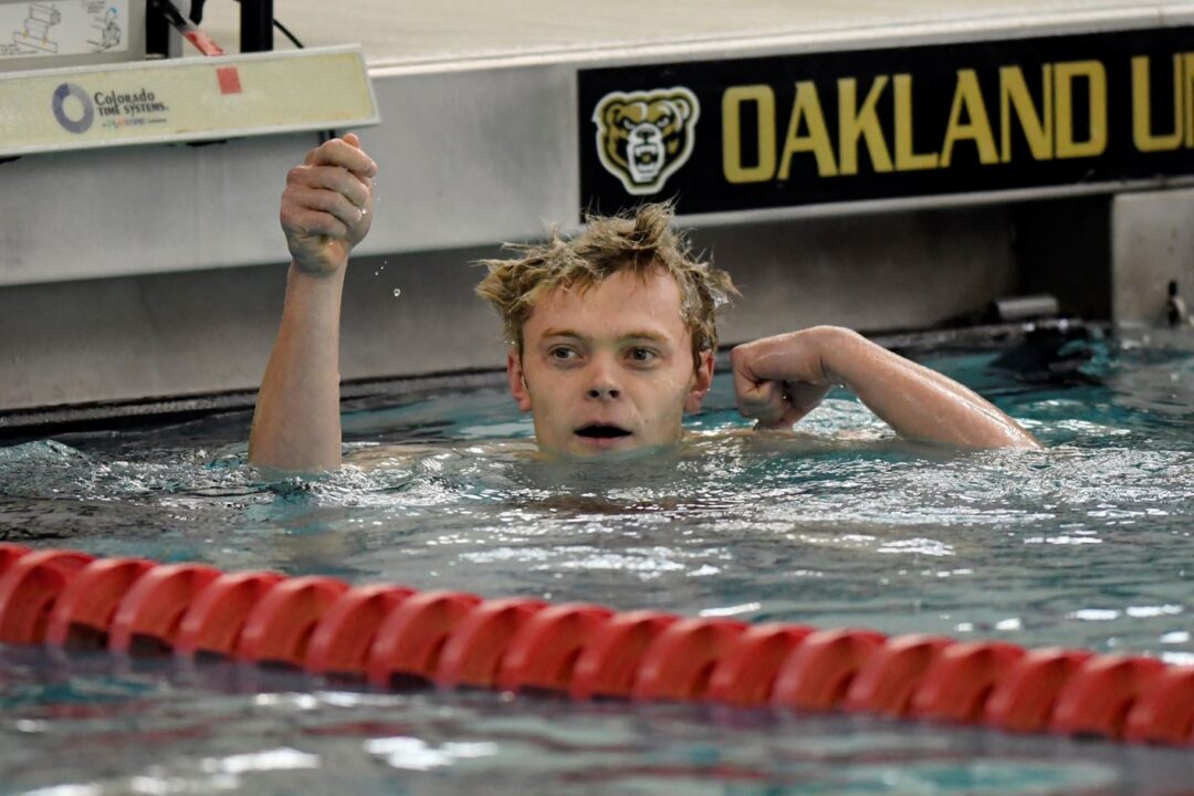 Oakland Earns Sweep Over Miami (OH) In Final Home Meet of 2021