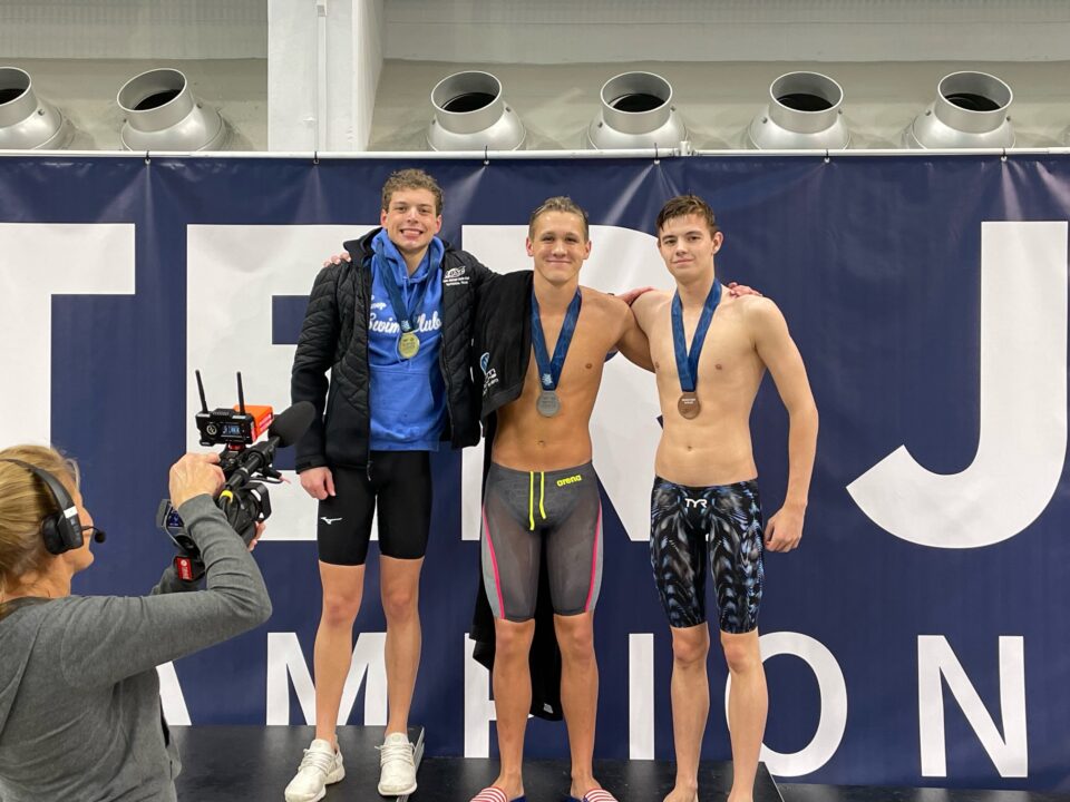 Nick Simons Sweeps Backstrokes At Juniors West; #4 17-YO All-Time In 200 BK