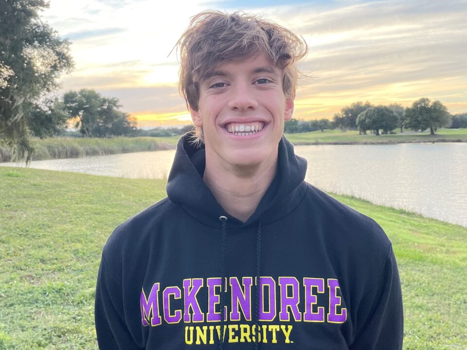 Distance Swimmer Frank Runge Commits to Division II McKendree