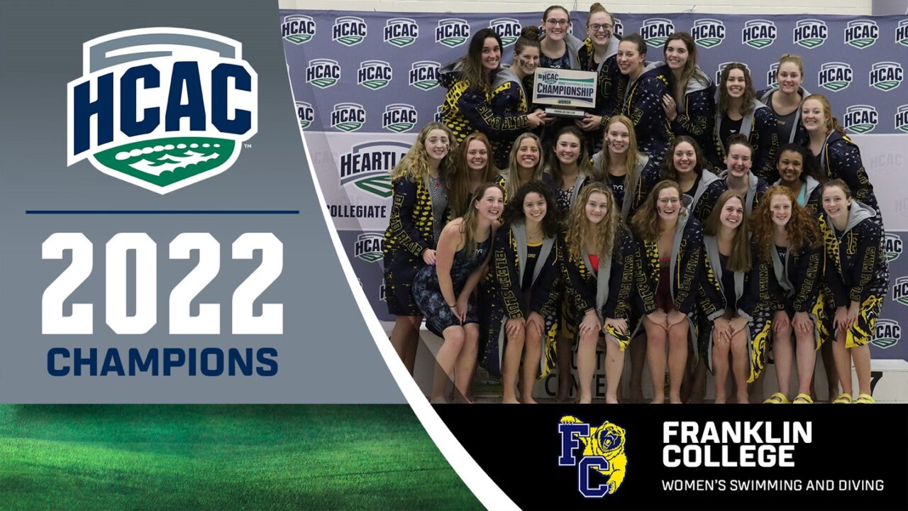 Franklin College Women, Rose-Hulman Men Claim 2022 HCAC Championship Titles