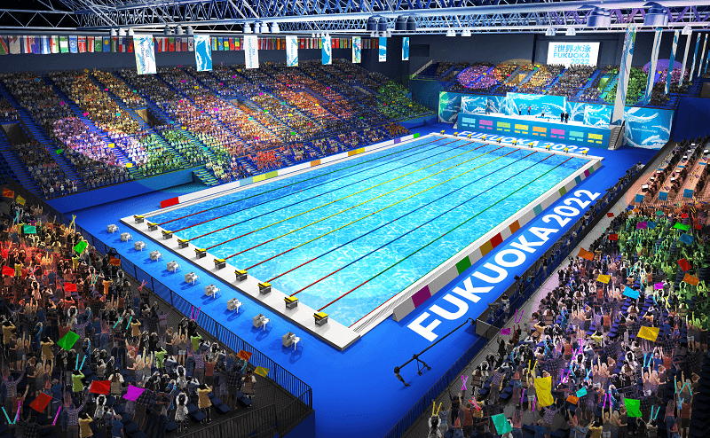 El Mundial de Fukuoka 2023 confirma su calendario con la natación en la segunda semana