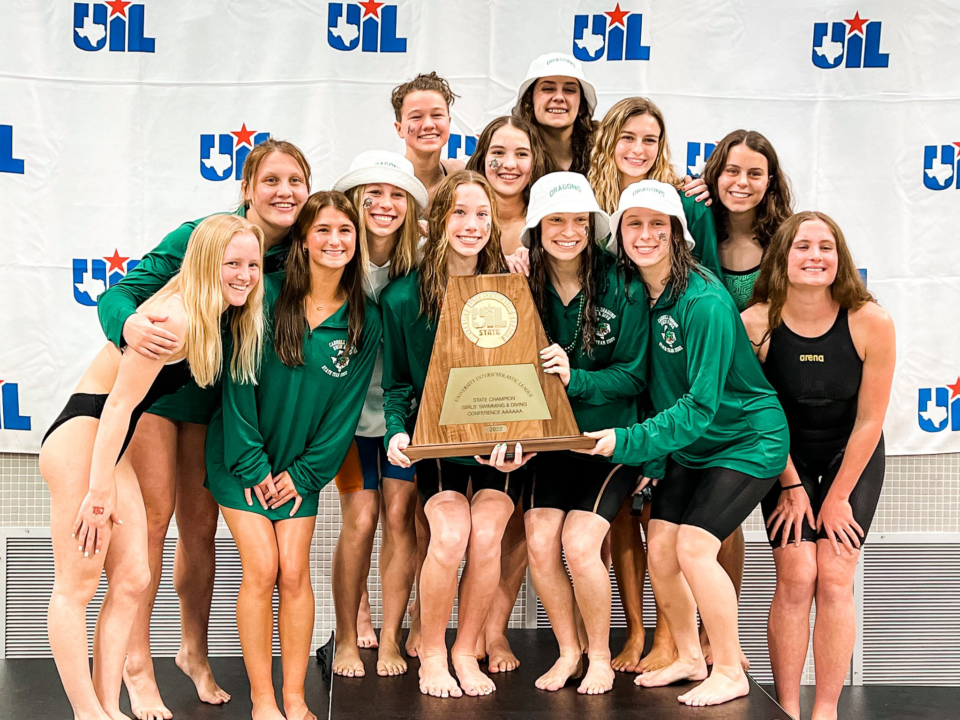 Southlake Carroll Sweeps Freestyle Relays in Girls Texas 6A HS Championships