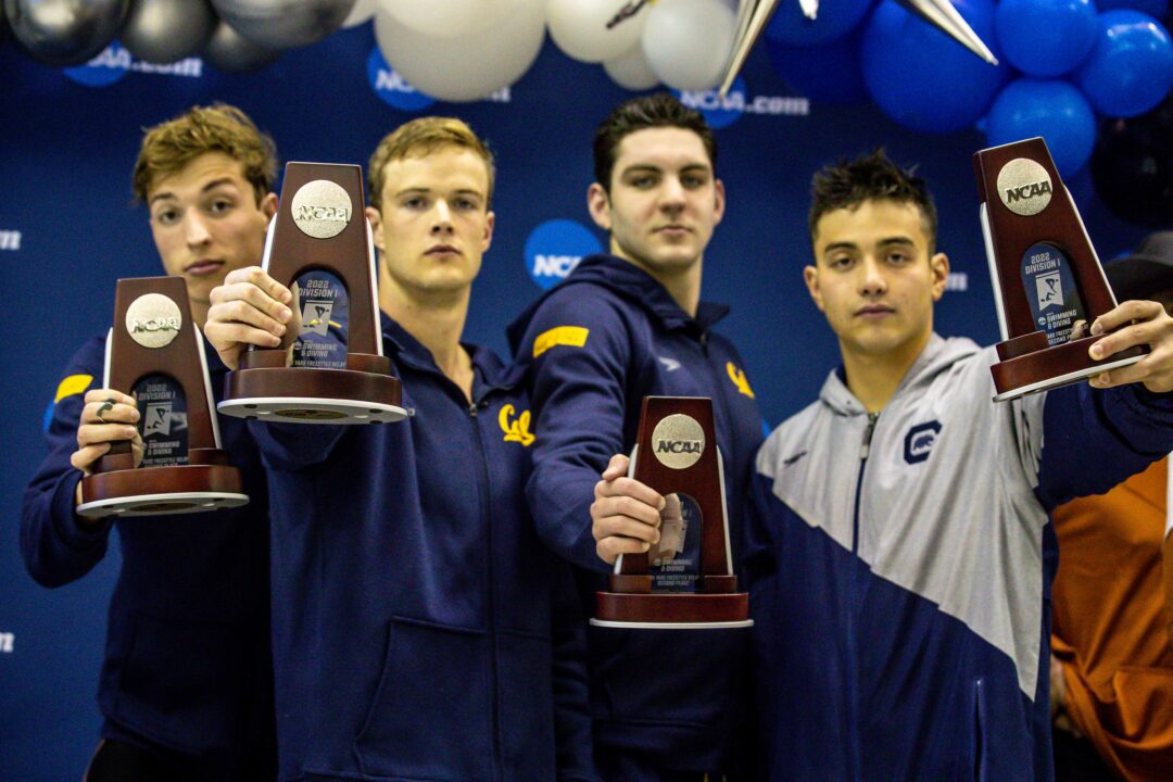 2023 M. NCAA Championships: Can Cal Win a Team Title AND the 400 Free Relay Together?