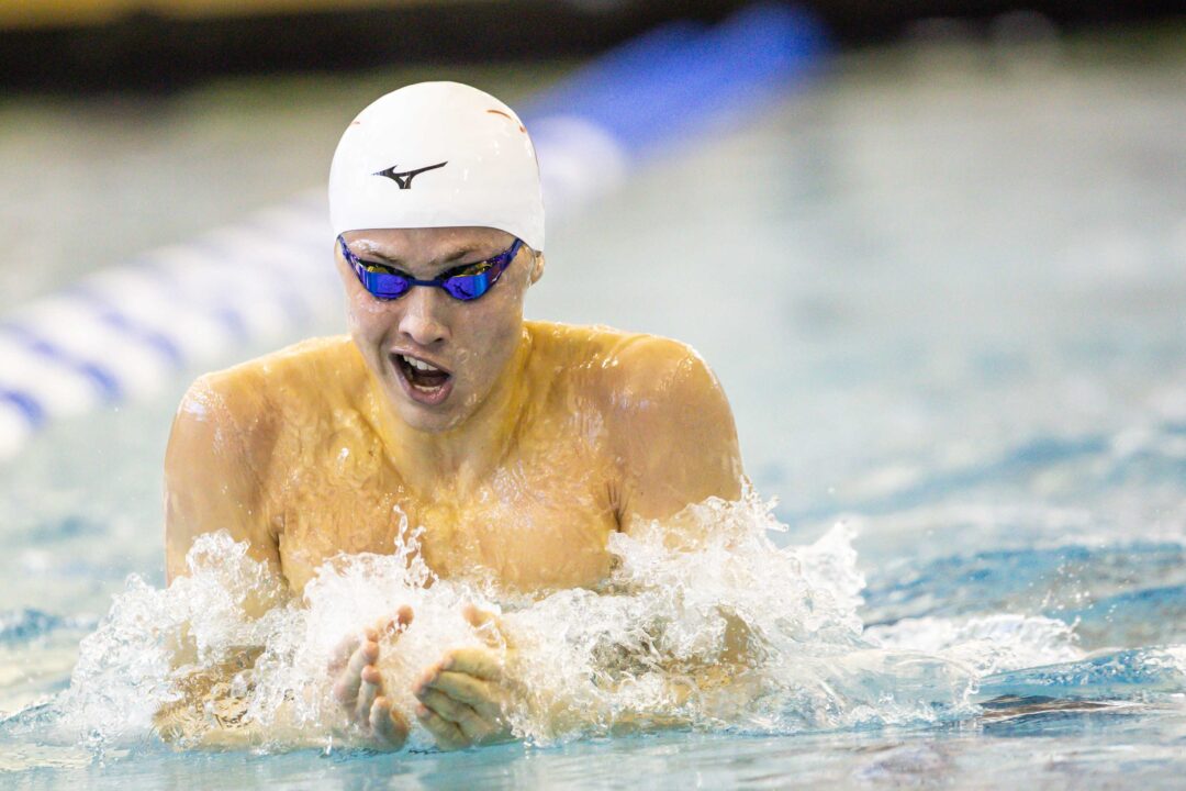 Carson Foster Swims 1:56.80 LCM 200 IM in Austin (Video)