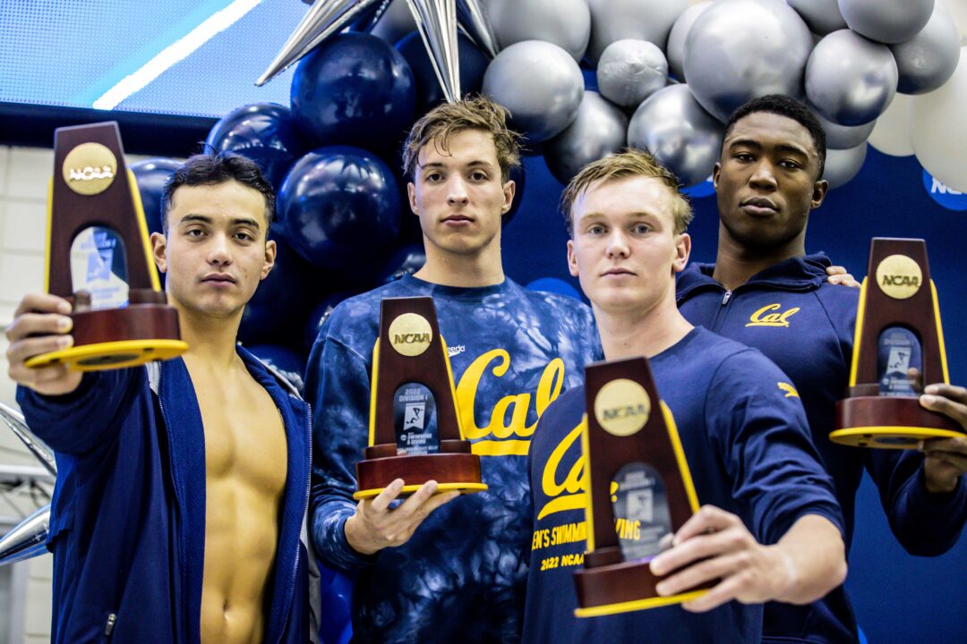 Cal Medley Relay Champions Give Insight into NCAA Mentality